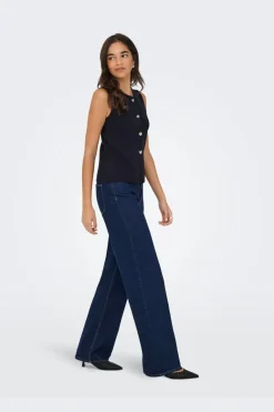 Onlibi Button Sl Vest Cc Knt