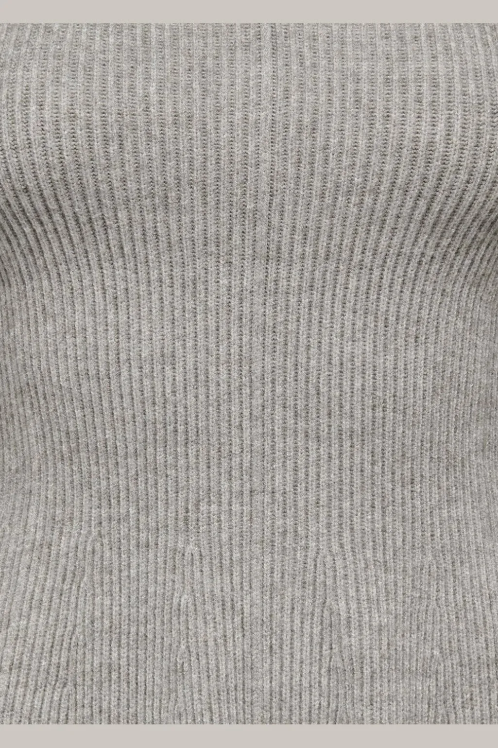 Onlibi Ls V-Neck Rib Peplum Cc Knt