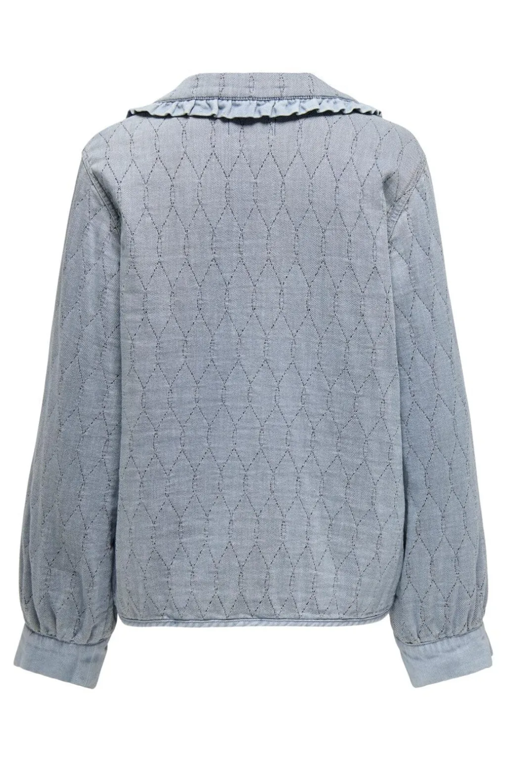 Onlida Frill Collar Tie Shirt