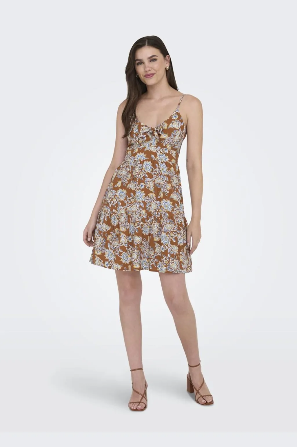 Onljennie S/L Knot Short Dress Ox