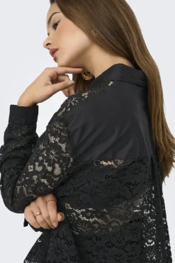 Onljilli Lace Mix Shirt