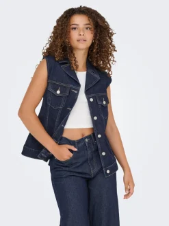 Onljoana Rinse Waistcoat Mae