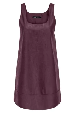 Onljosie Faux Leather Dress Cc