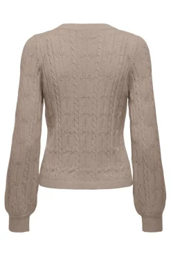 Onlkatia Ls Structure O-Neck Pull Cc Knt