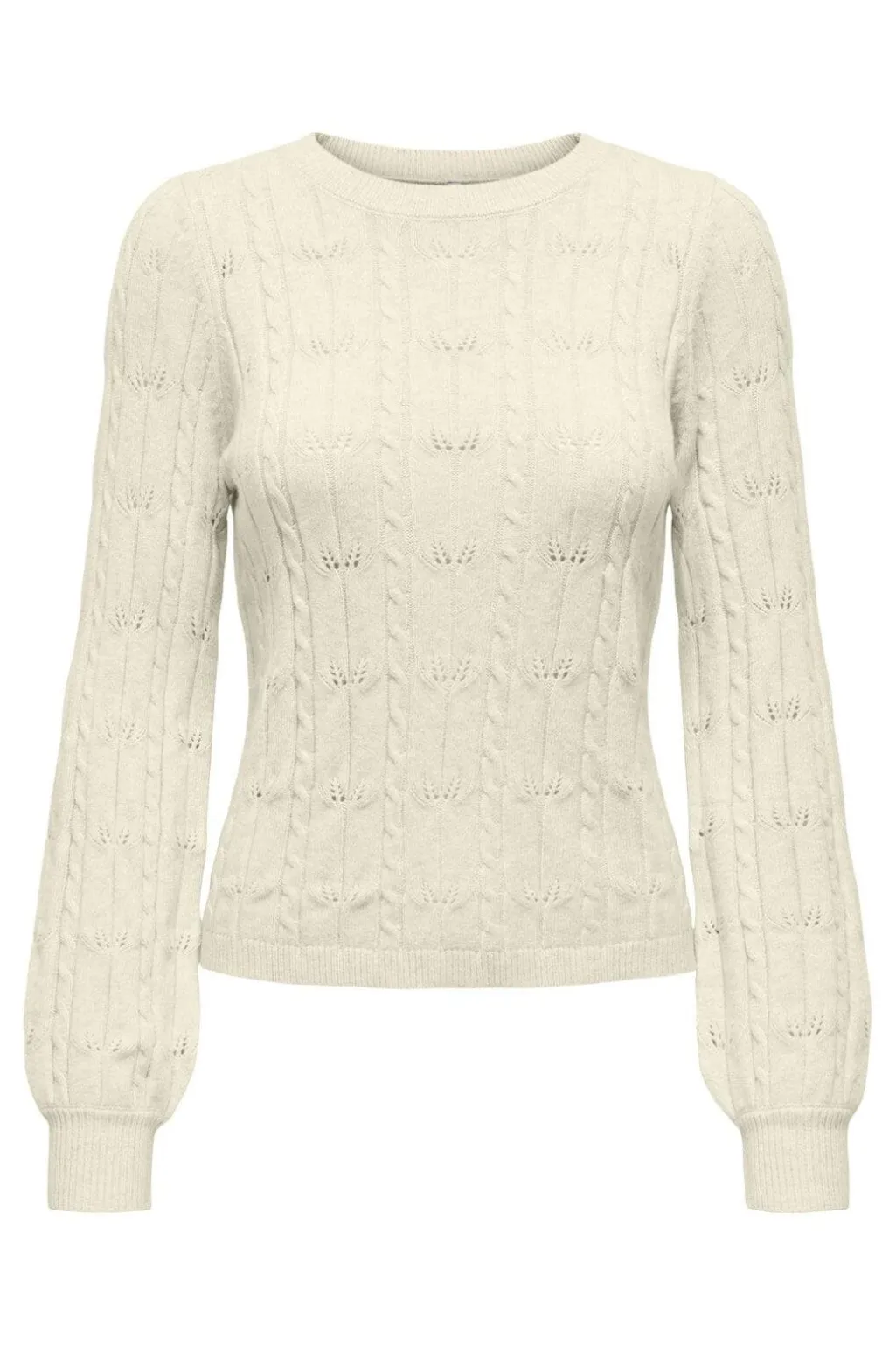 Onlkatia Ls Structure O-Neck Pull Cc Knt