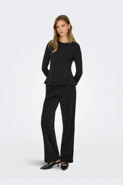 Onlkenya L/S Peplum Top