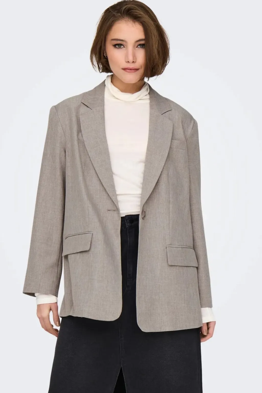 Onllinda Ls Boyfr Mel Blazer Tlr