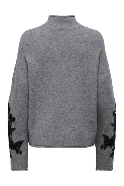 Onllisa Ls Highneck Detail Knt