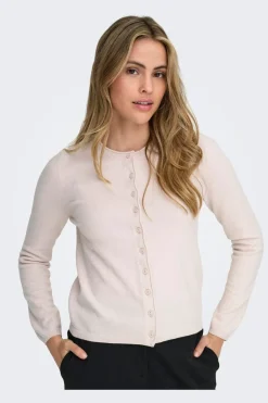 Onlloyal Ls O-Neck Button Cardi Knt