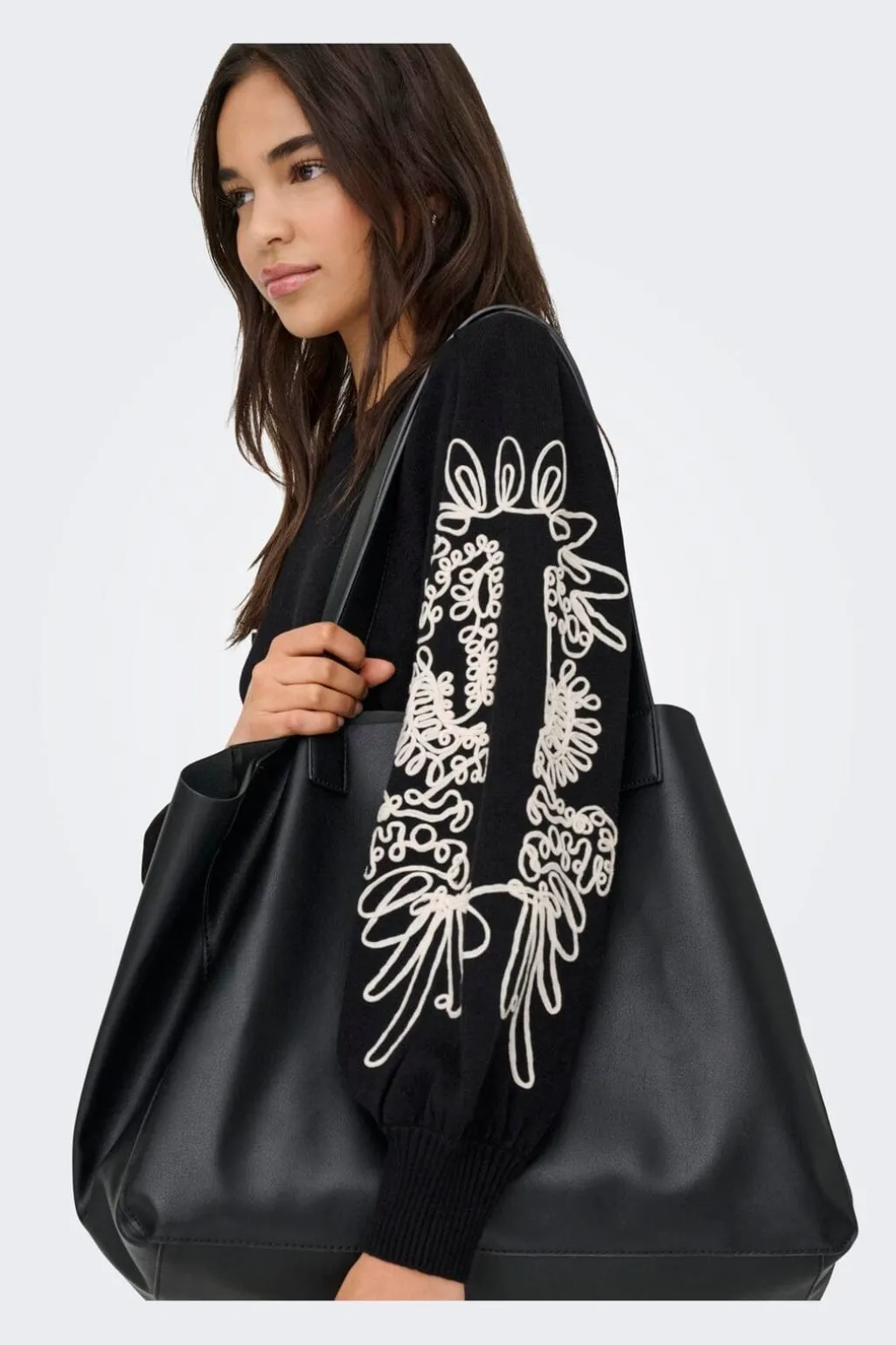 Onlmagnolia Ls Detail Dress Knt