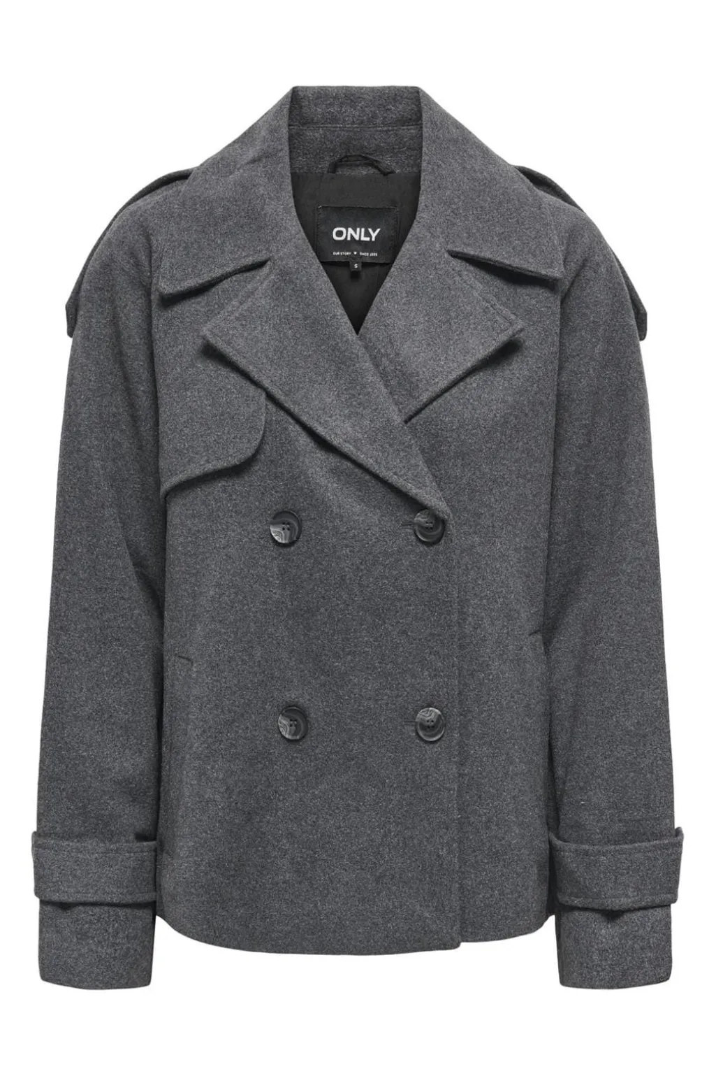 Onlmaisy Short Wool Life Trench Nc