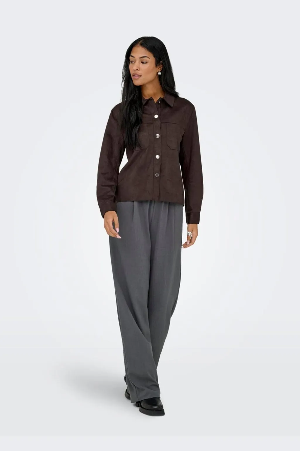 Onlmira L/S Faux Suede Shirt