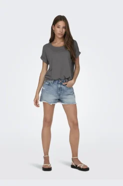 Onlmoster S/S O-Neck Top