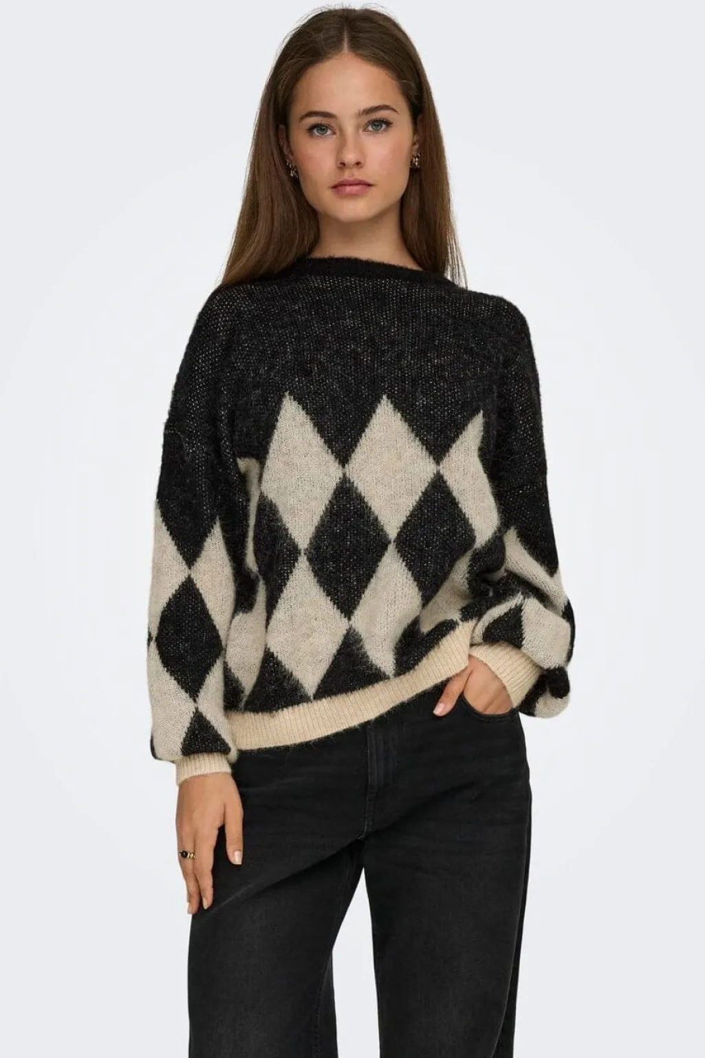 Onlnoeme Life Ls Jq O-Neck Nca Knt