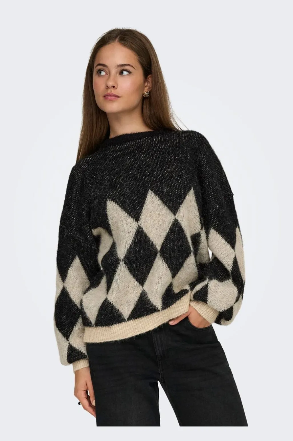 Onlnoeme Life Ls Jq O-Neck Nca Knt