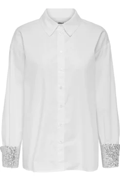 Onlpanama Ls Sequines Mix Shirt