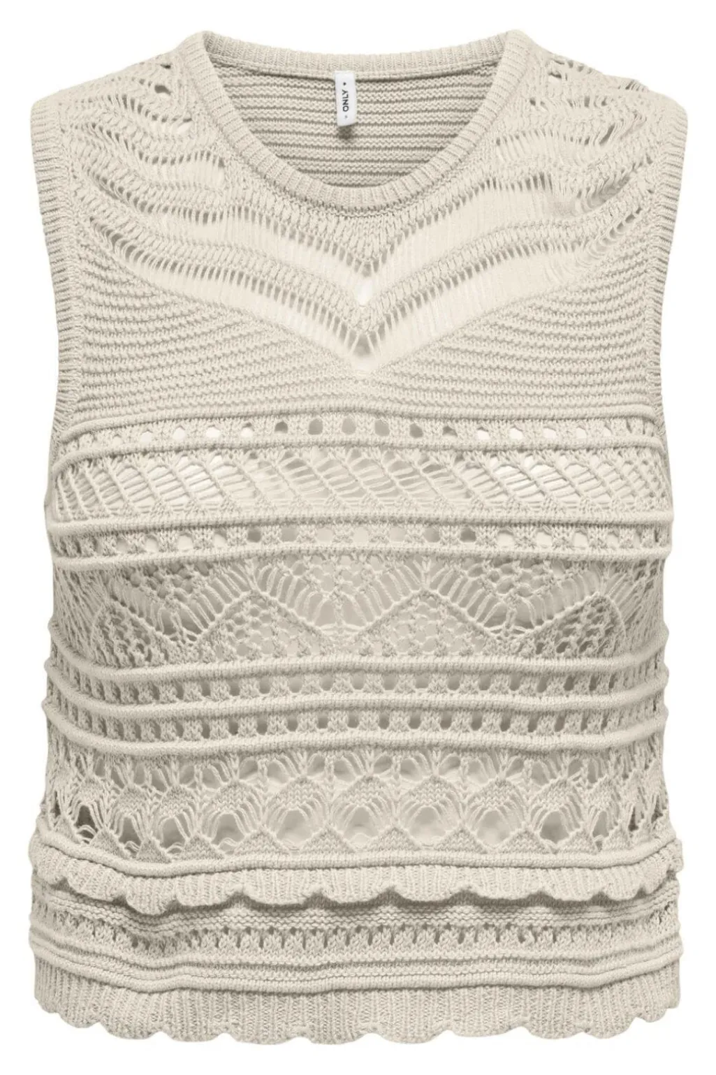 Onlpaula Sl O-Neck Top Knt