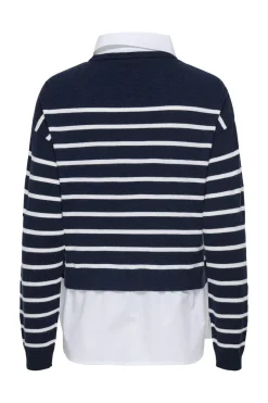 Onlpayson Ls Mix Pullover Knt