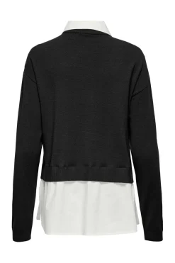 Onlpayson Ls Mix Pullover Knt