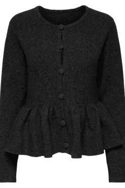 Onlpiruet Ls Peplum Cardigan Knt