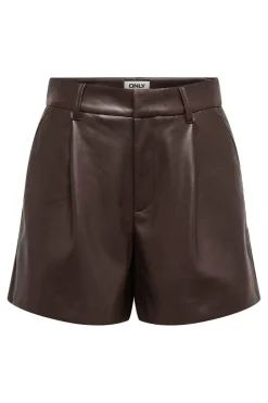 Onlsmooth Faux Lea Shorts 2