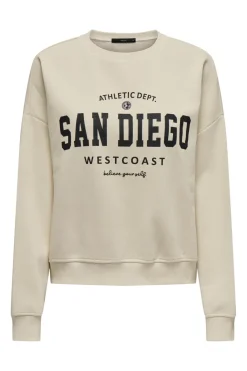 Onlsweat Life L/S Crew O.Size State