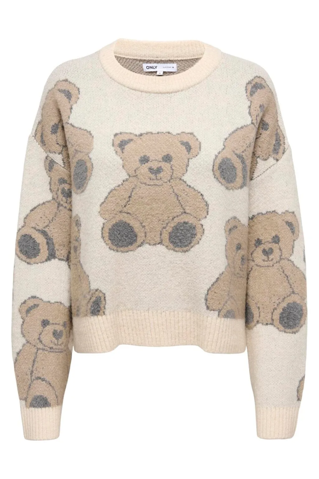 Onlted Ls Jq O-Neck Knt