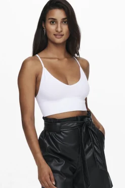 Onlvicky Rib Seamless Vneck Top Acc