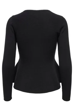 Onlvilda Ls Peplum O-Neck Knt