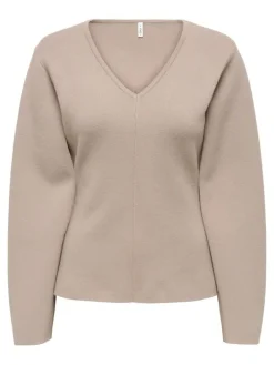 Onlviola Ls Fit V-Neck Knt