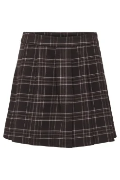 Onlwren Check Short Skirt