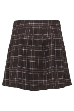 Onlwren Check Short Skirt