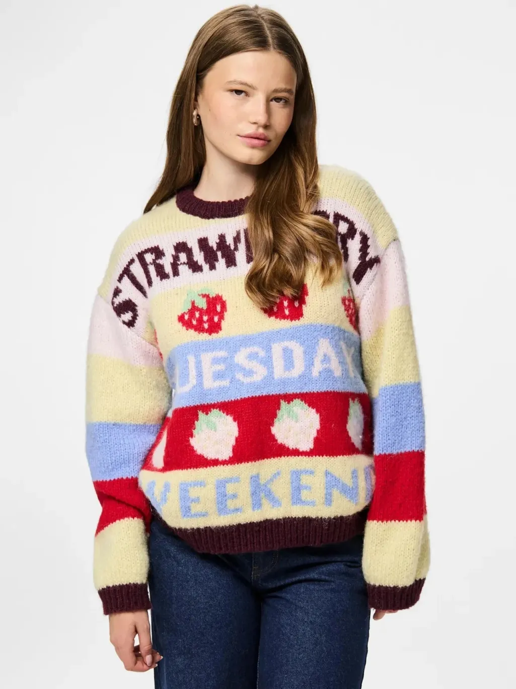 Pcbikka Ls O-Neck Knit