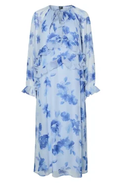 Pcclara Ls Long V-Neck Dress