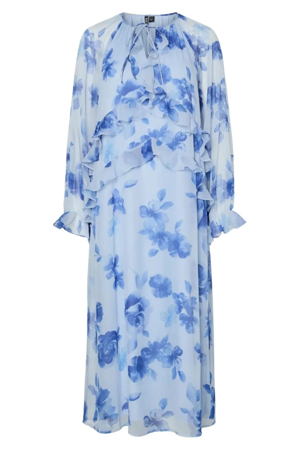 Pcclara Ls Long V-Neck Dress