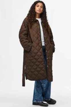 Pcemily Long Quilted Jacket