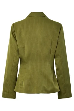 Pcfalka Ls Fittet Pinstriped Blazer