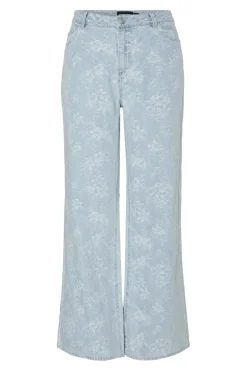 Pcfeline Wide Denim Jeans