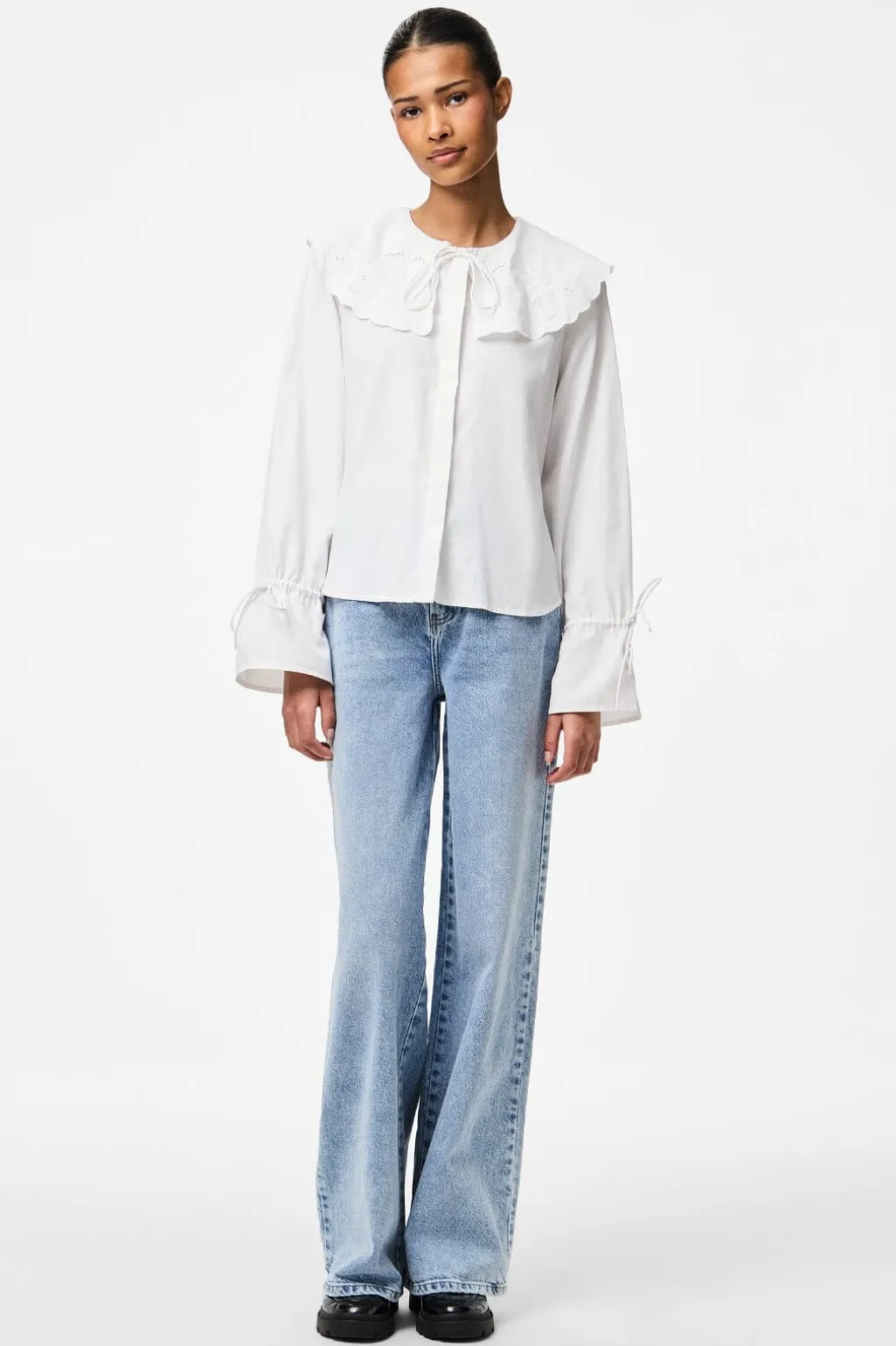 Pcfetina Ls Collar Shirt Fsy