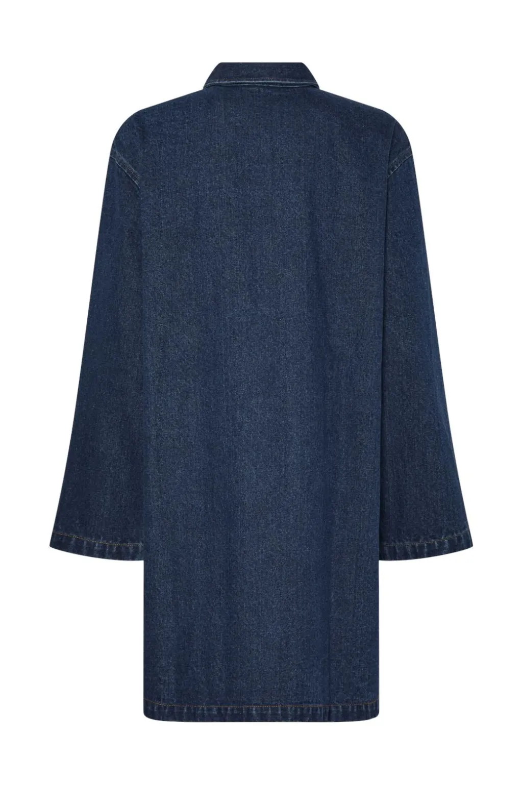 Pcflora Ls Loose Denim Dress Fsy