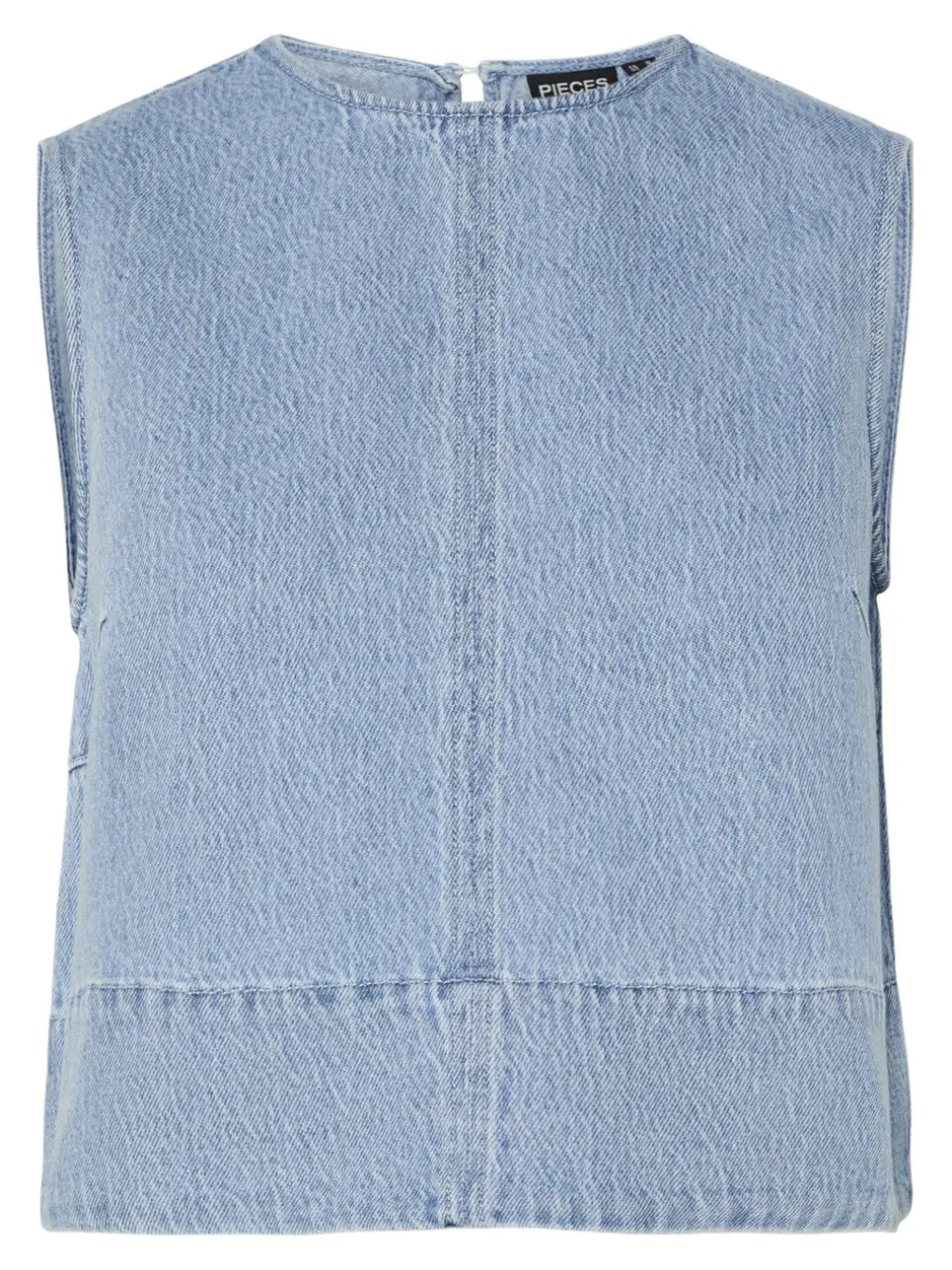 Pcflora Sl Denim Top