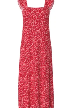 Pcflora Strap Flounce Dress