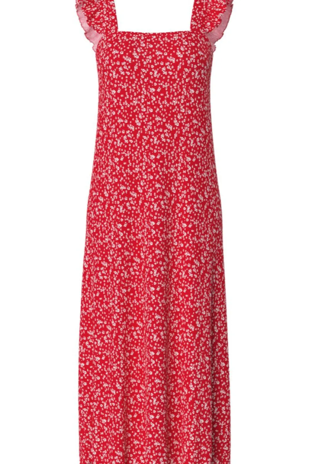 Pcflora Strap Flounce Dress