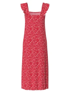 Pcflora Strap Flounce Dress