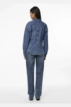 Pcginny Ls Denim Shirt Jit
