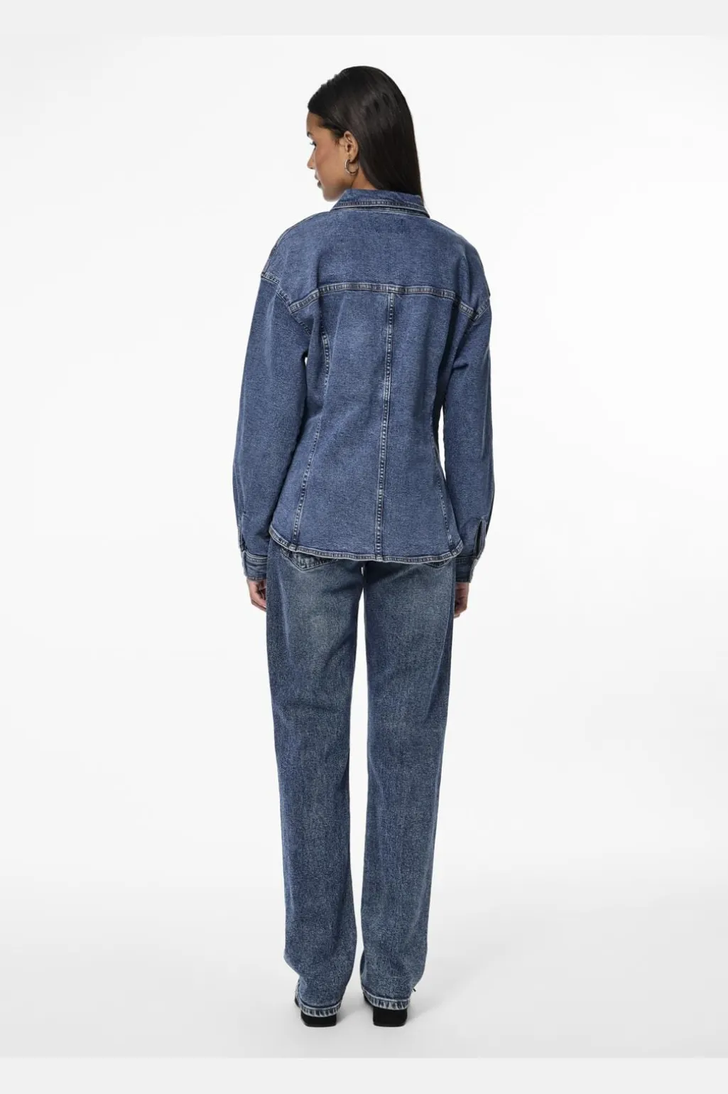 Pcginny Ls Denim Shirt Jit
