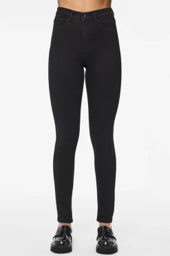 PcHighFive Flex Black Skinny Jeans