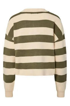 Pcjassy Ls Polo Knit Cardigan