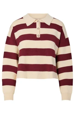 Pcjassy Ls Short Polo Knit