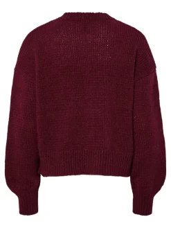 Pcjelena Ls O-Neck Knit Cardigan